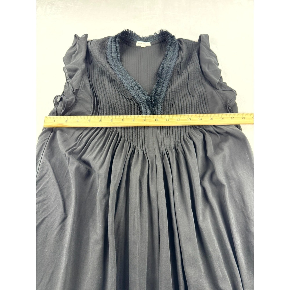 Poupette St Barth Sasha Cover-Up Mini Dress Women's Small Black 100% Viscose - Picture 8 of 10